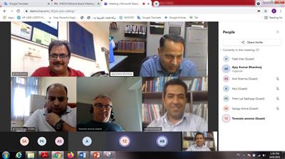 Participation of the faculty member of the NSRC in the editorial board meeting of the JNRCM